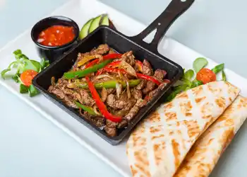 MENU 14. steak fajitas
